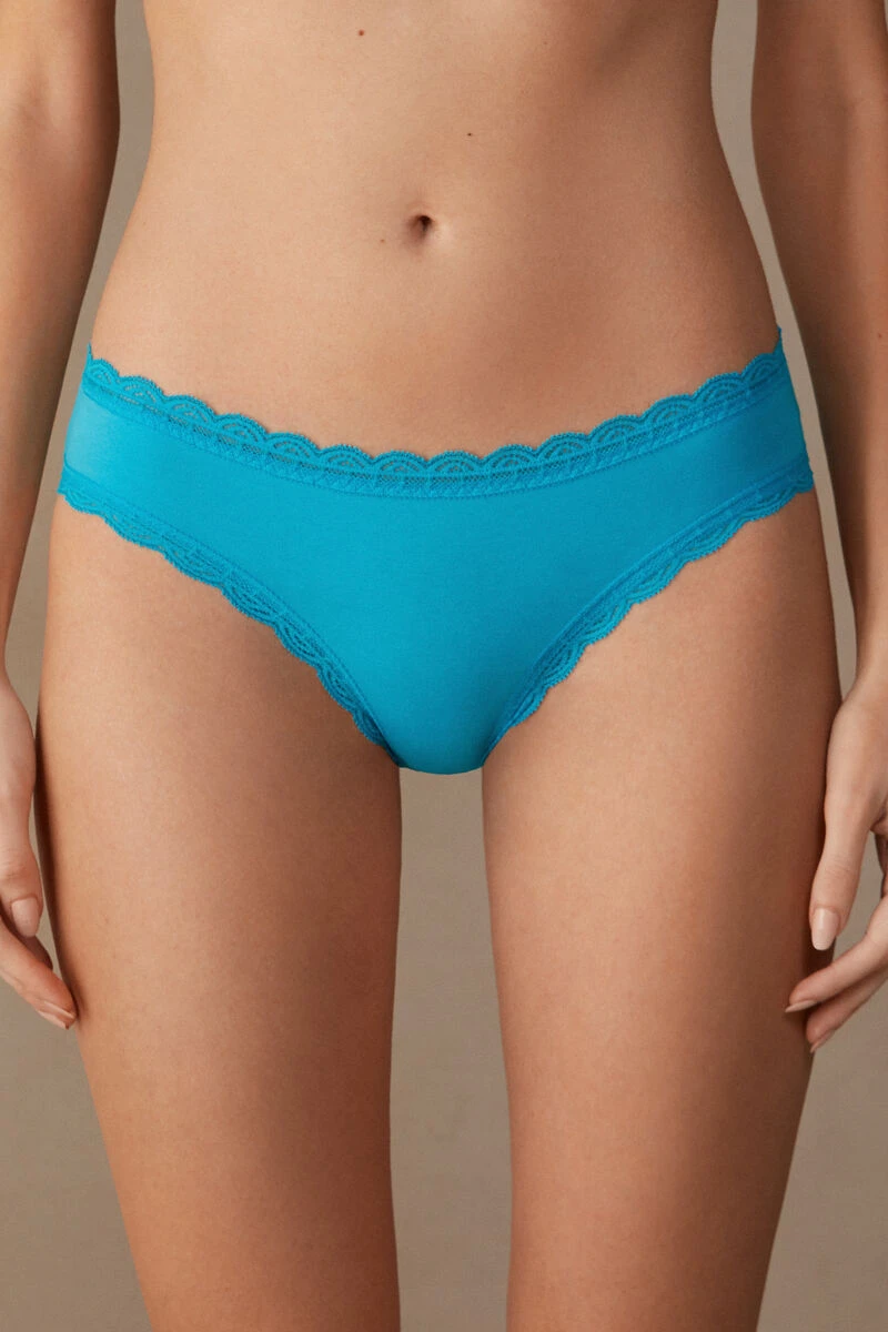 Cotton And Lace Briefs 3 Cotton And Lace Briefs