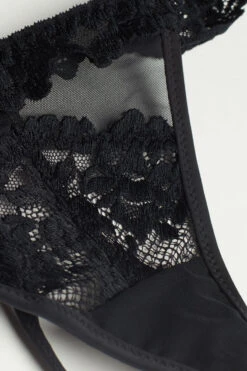 Pretty Flowers Thong With Side Straps 15 Pretty Flowers Thong With Side Straps -Lingerie Sale Store SPD1294019 D1