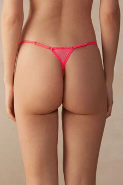 Pure Joy Thong With Side Straps -Lingerie Sale Store SPD2490209J BI