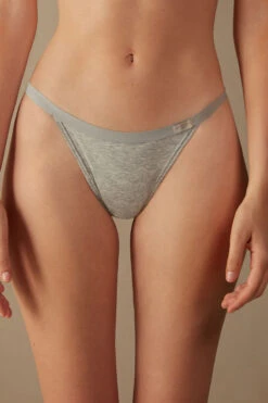 Cotton Thong With Side Straps